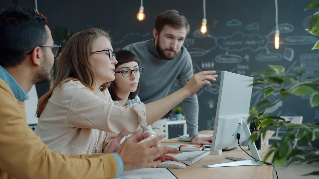 innovative team working