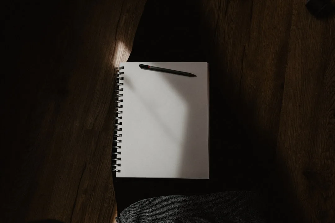 person journaling reflection