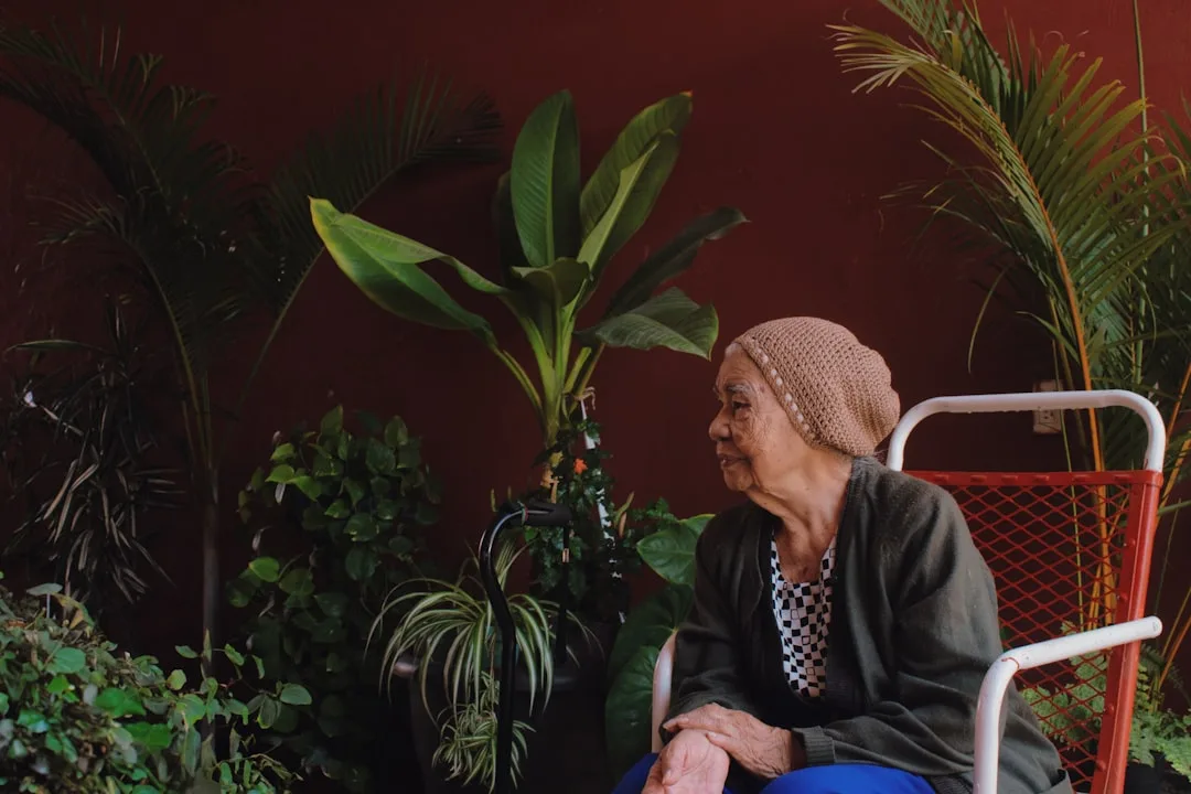 elderly patient consulting