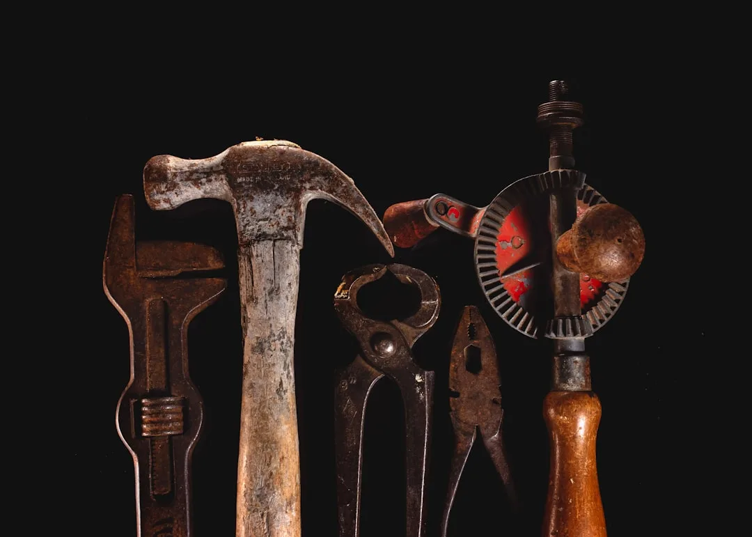 vintage home cleaning tools