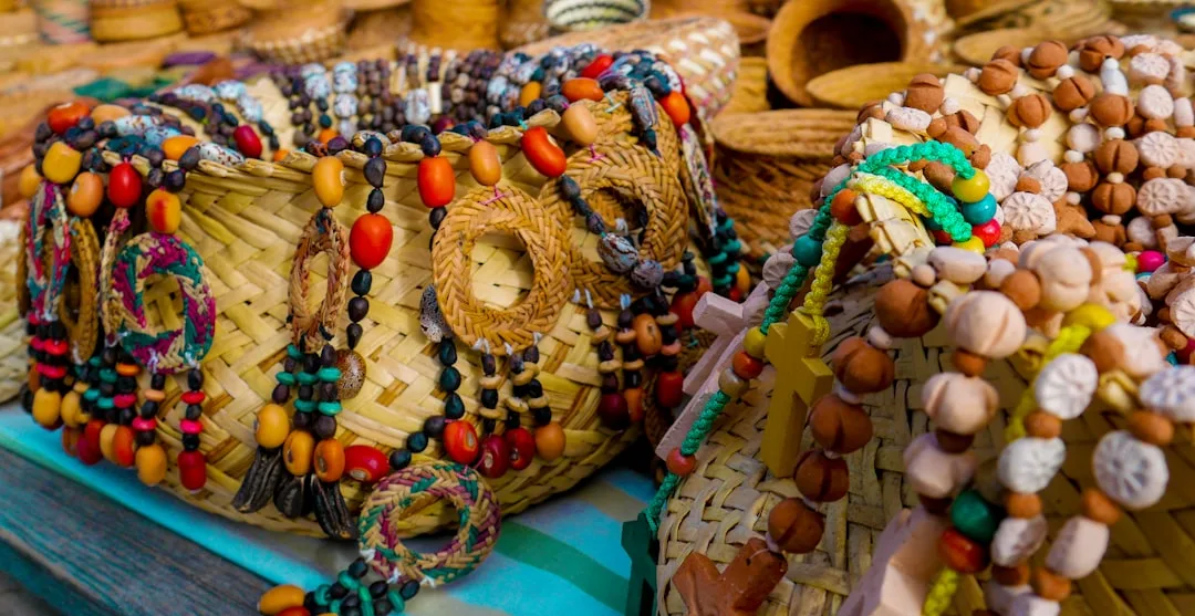 artisan weaving textiles
