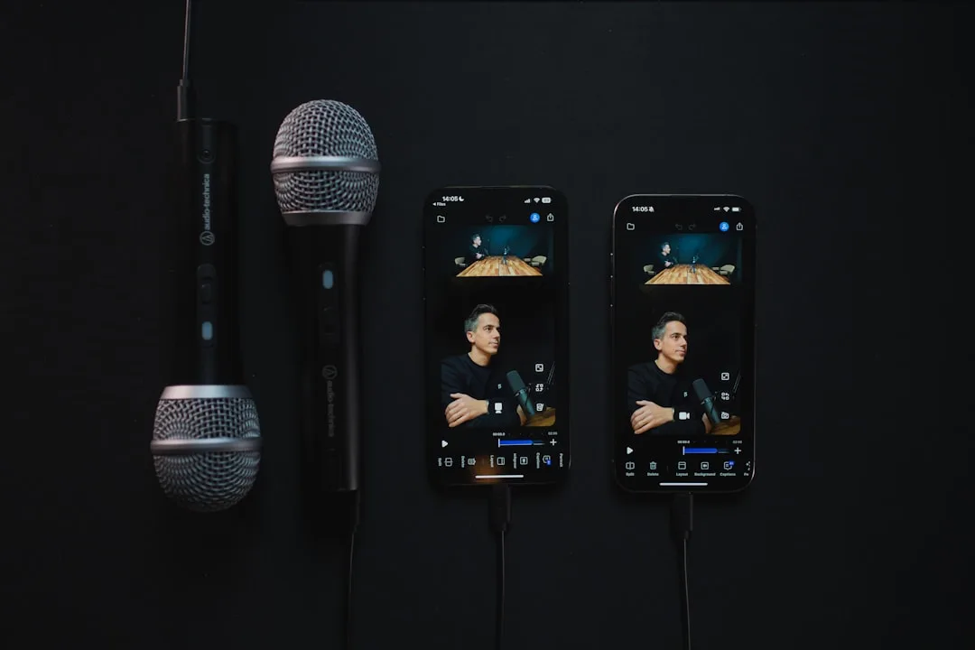 audio recording setup